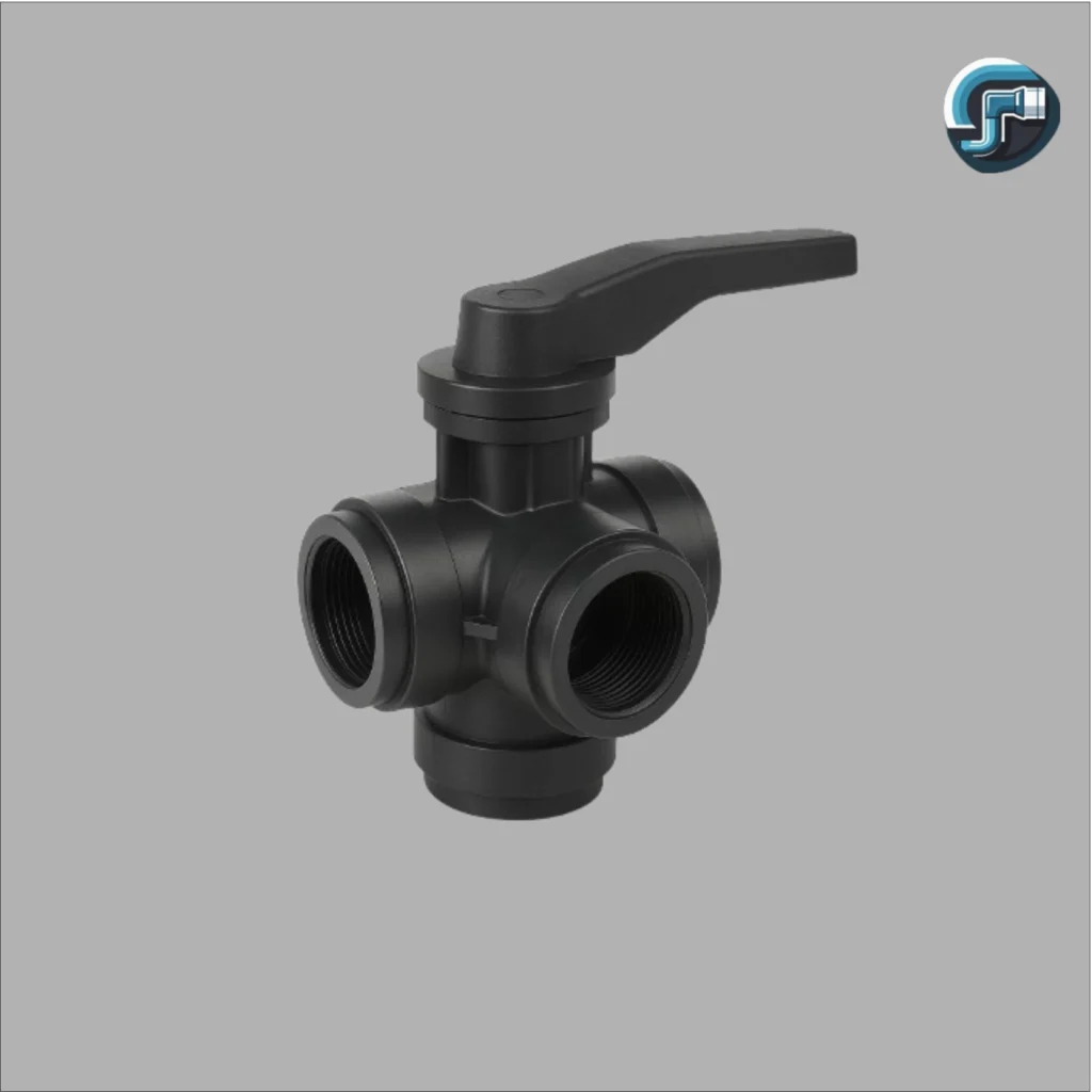 3 way pvc valve