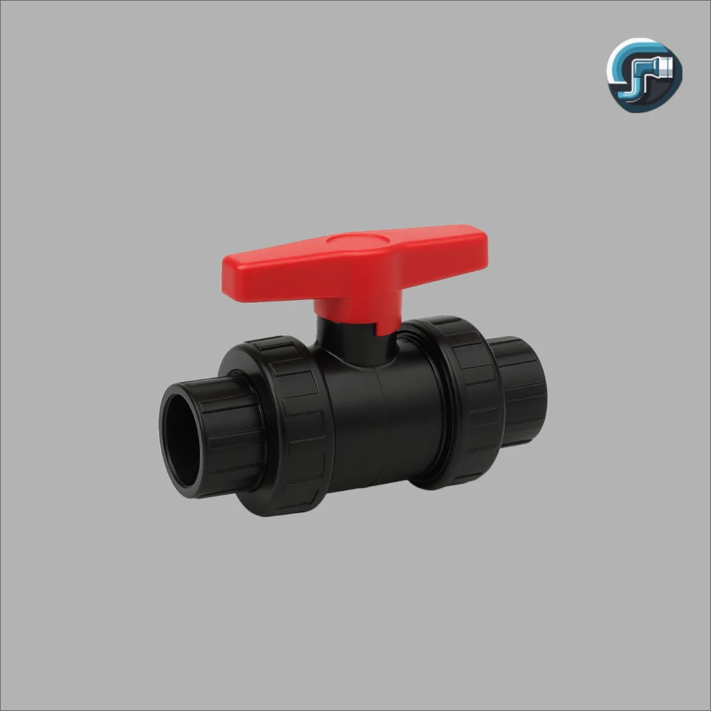 PVC Double Union Ball Valve