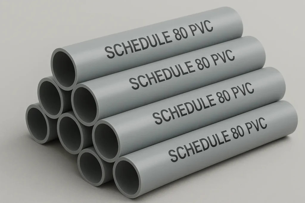 Schedule 80 PVC Pipe Size
