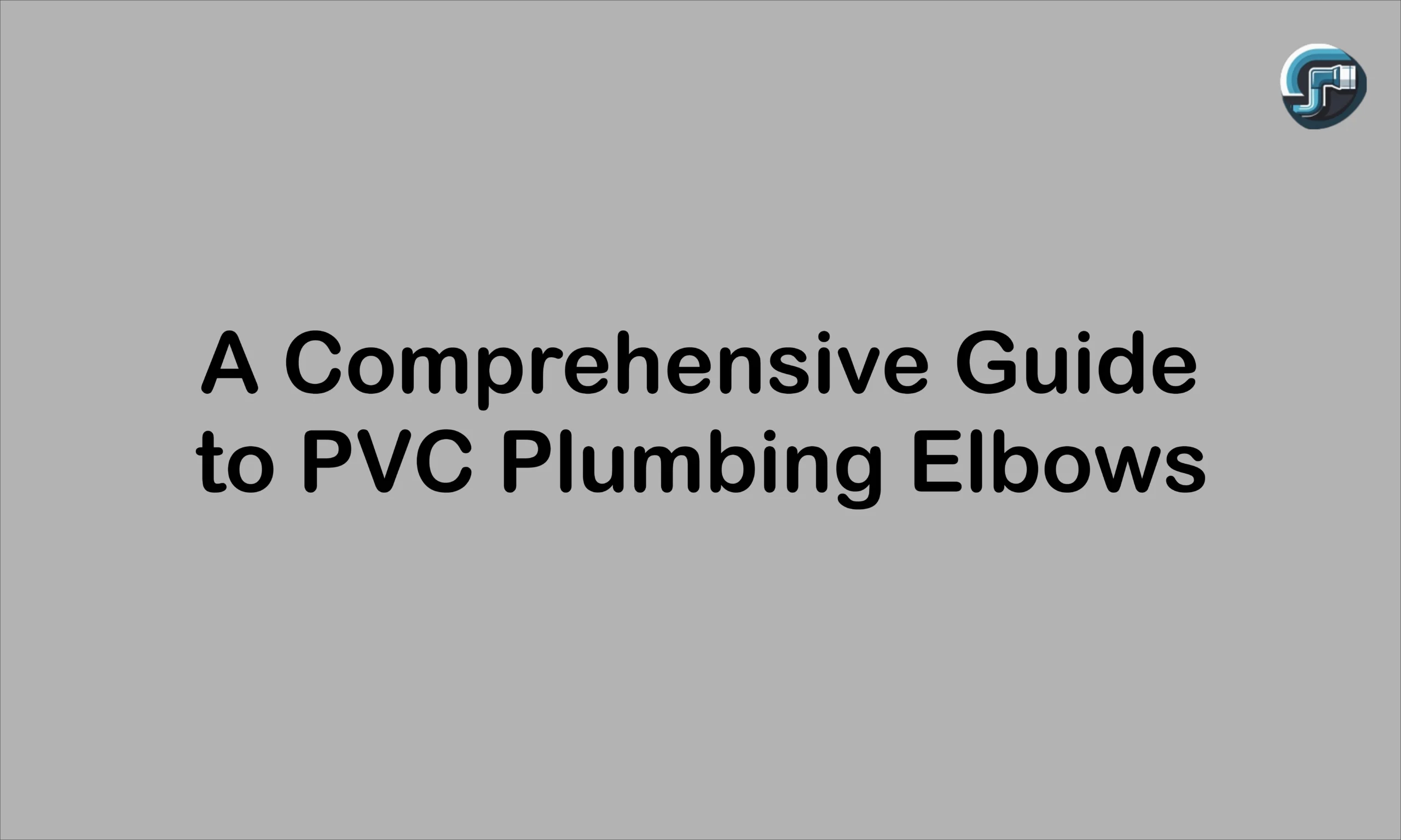 PVC Plumbing Elbows